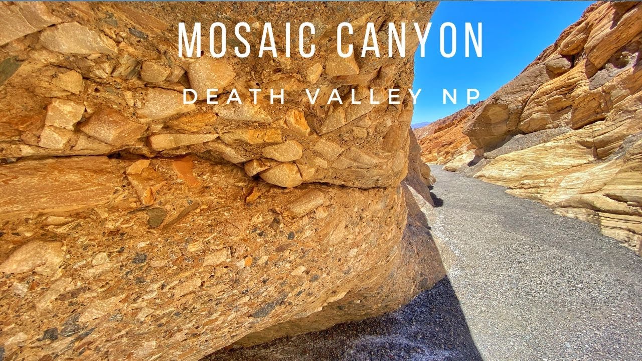 Mosaic Canyon - unique geology and an amazing slot canyon in Death Valley!