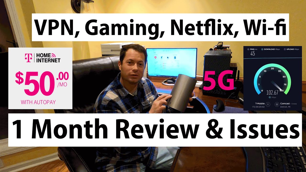 ✅ Обзор домашнего интернета T-Mobile 5G за 1 месяц &mdash; Плюсы и минусы &mdash; Тесты скорости &mdash; Проблемы &mdash;...