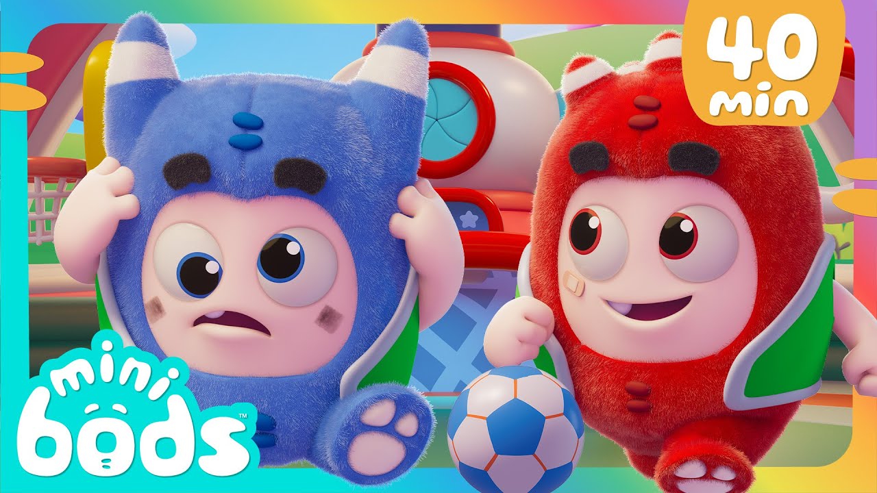 Partido de fútbol con amigos ⚽ Caricaturas infantiles | Moonbug en Español - Minibods