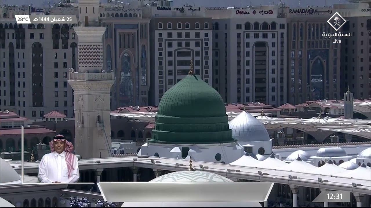 أذان الجمعة الثاني للمؤذن عادل كاتب 25 شعبان 1444هـ