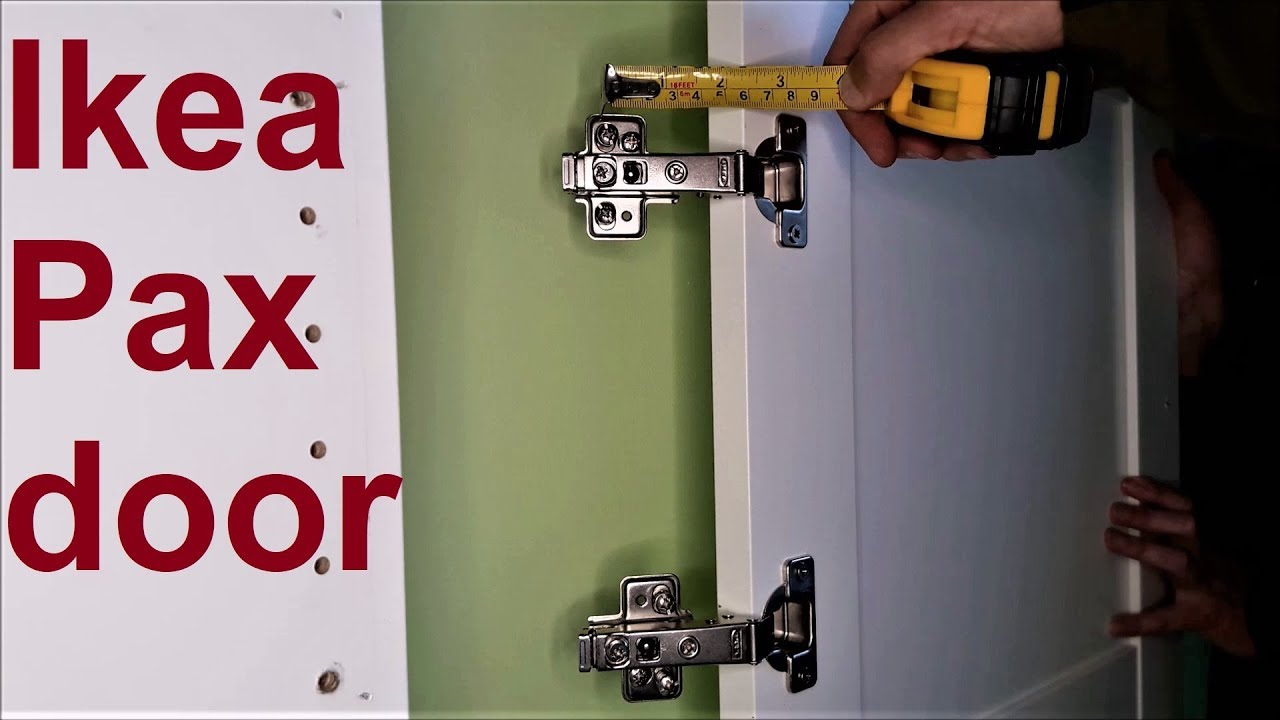 Ikea ПАКС гардеробная дверь - сборка и регулировка
