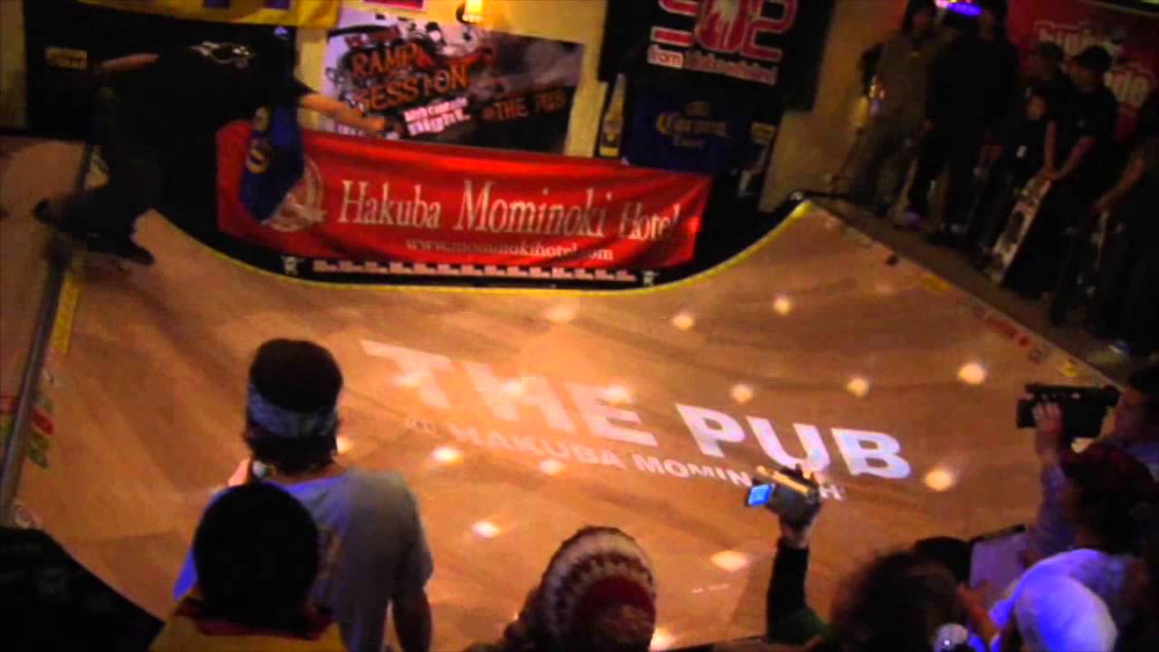 HakubaTV.com EP11 the Pub sk8 ramp session