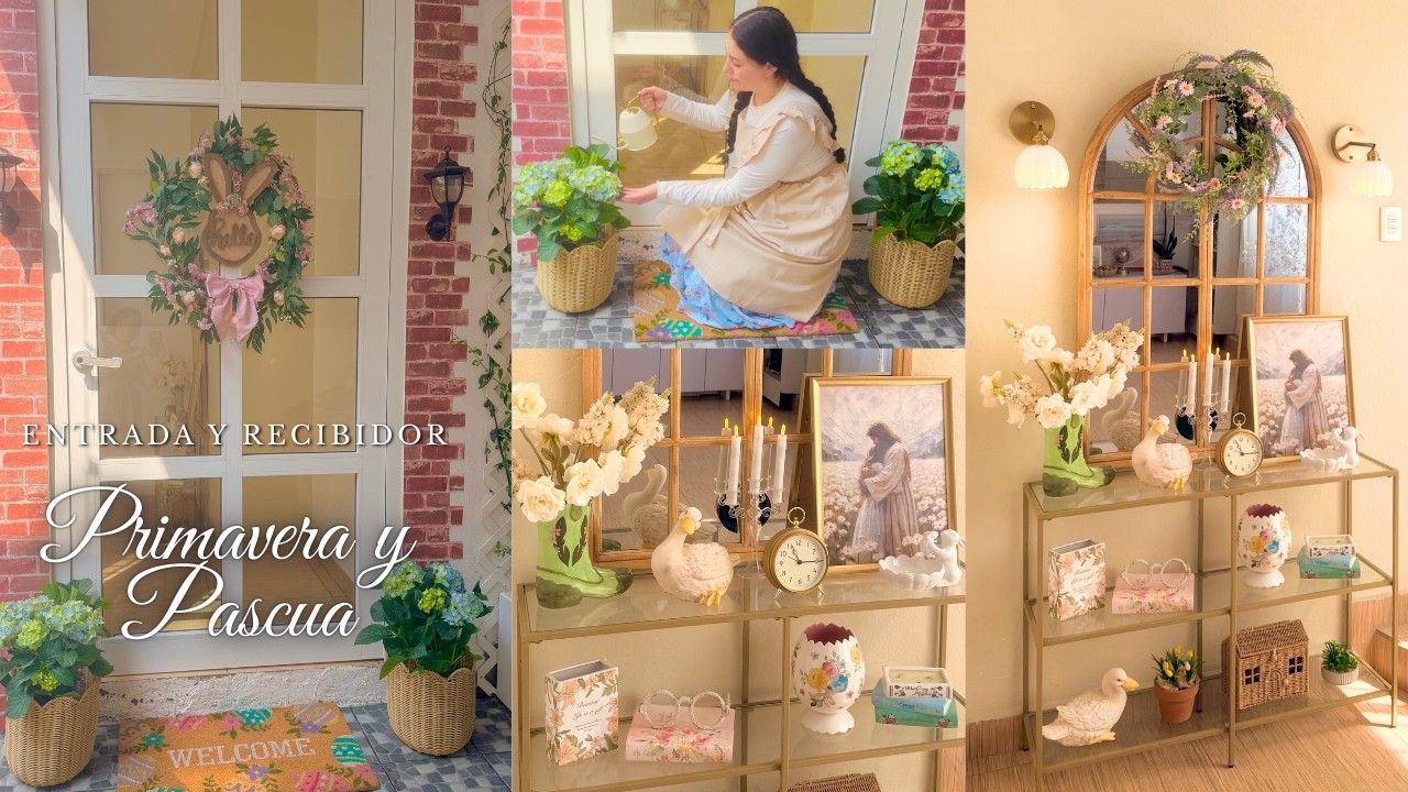 Decoración de Primavera para la entrada 🐣 | Ideas bonitas y fáciles 