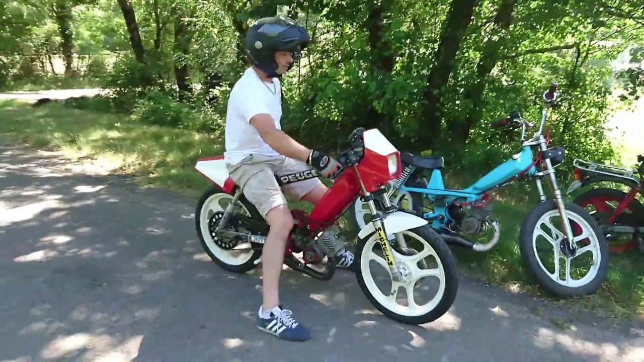 120 KM/H en Mobylette !!!!!! J'ESSAYE UN PEUGEOT 103 G1 BIDALOT