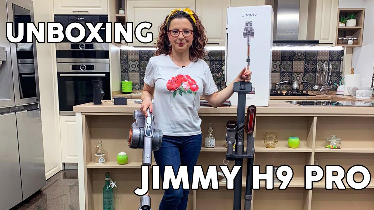 Unboxing ASPIRATOR vertical JIMMY H9 PRO - Curățenie inteligentă cu tehnologie CYCLONE