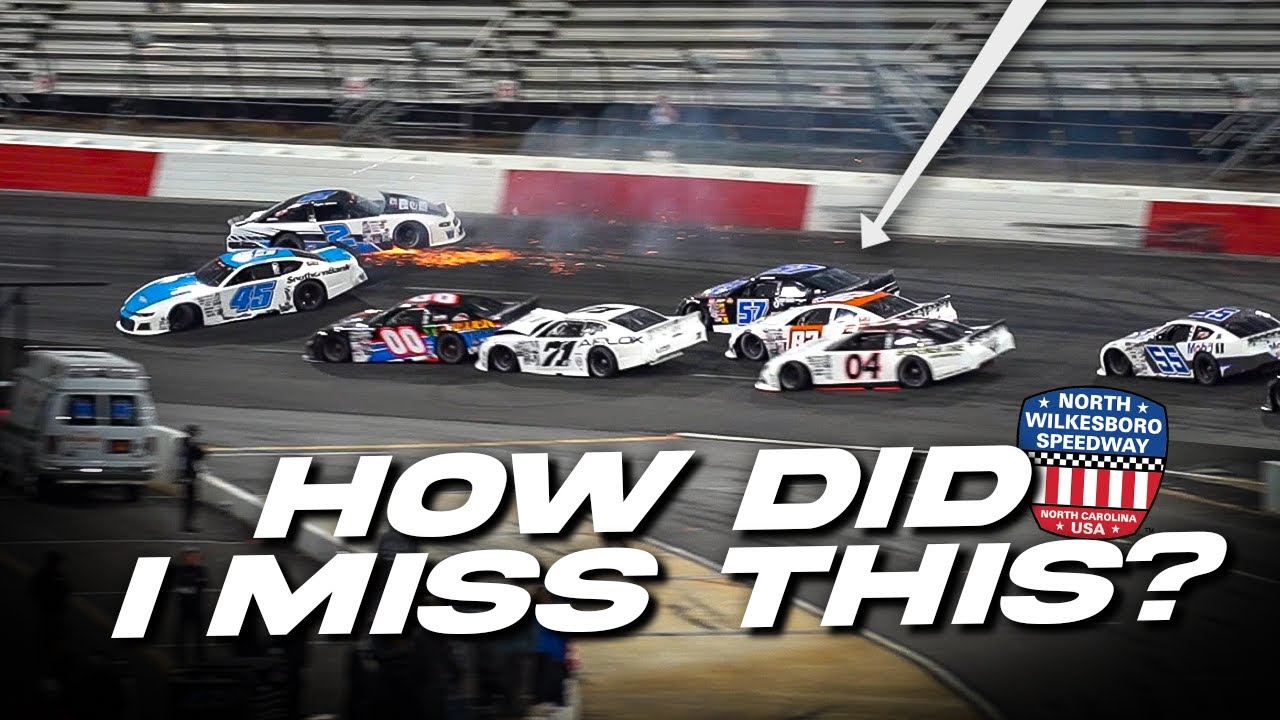 We BARELY missed the big one at North Wilkesboro!
