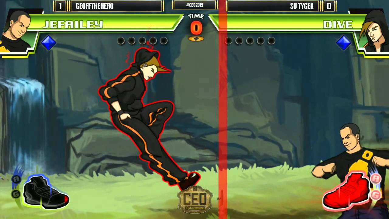 CEO 2015 - Divekick - Top 8 - Geoff the Hero vs SU Tyger