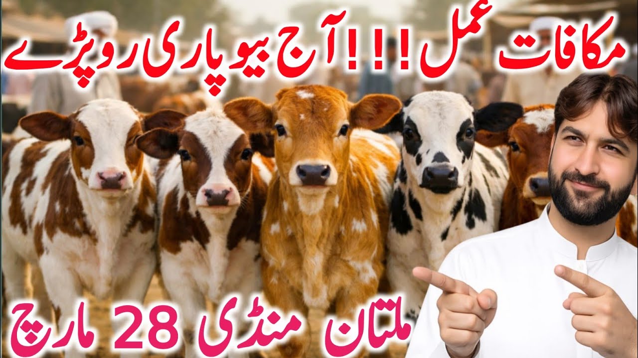 Today Fresh Multan Cow Mandi Video | Cholistani Sahiwal Brahman Bachre || Global Village Farming 
