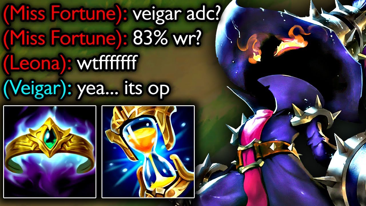 ADC VEIGAR IS SO OP... 83% WIN RATE (FREE ELO)