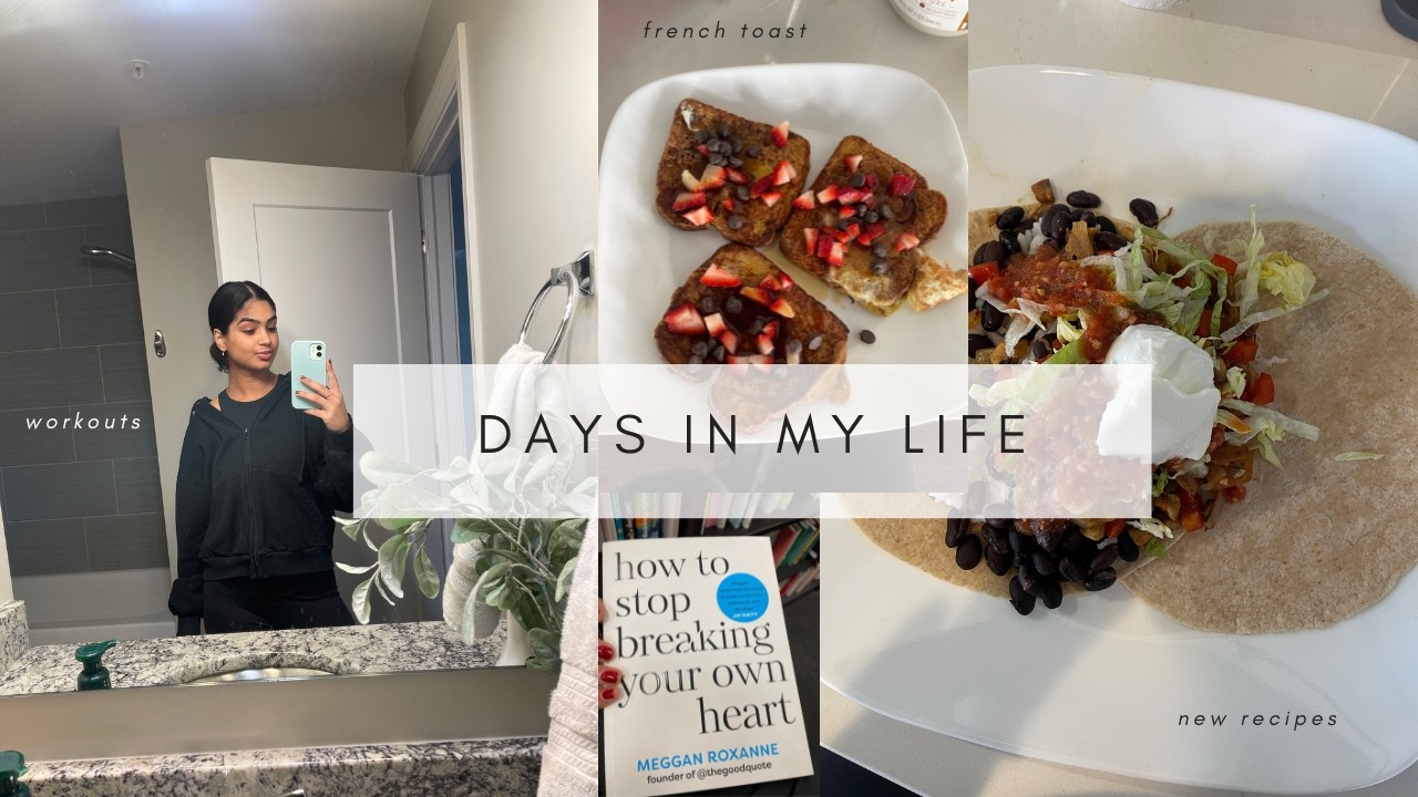 Simple days in my life: workouts, aldi hauls, & my healing journey