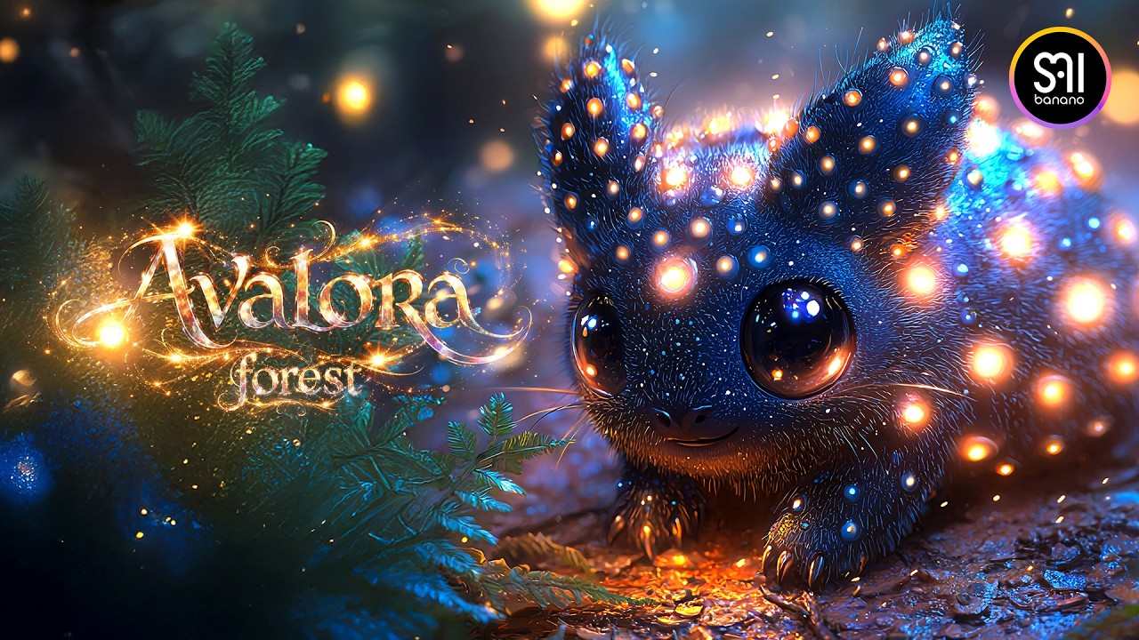 Tiny magical world at night ✨🌙 AVALORA Forest (Fantasy Ambient)