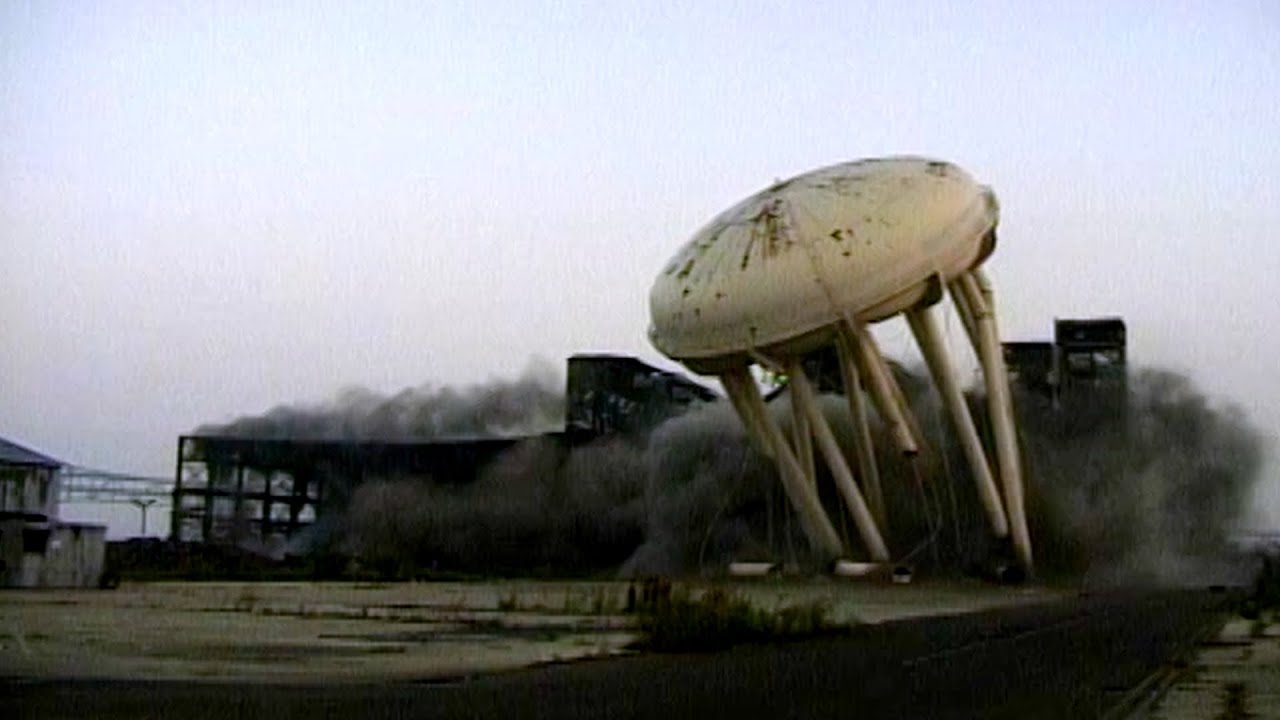 Navy Yard Roof Truss and Water Tower Demolition