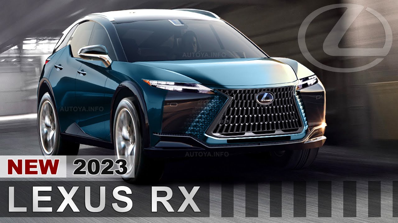 New Lexus RX 2022 Redesign or F-Sport 2023 with Updated Plug-In Hybrid Powertrain Rendered Again
