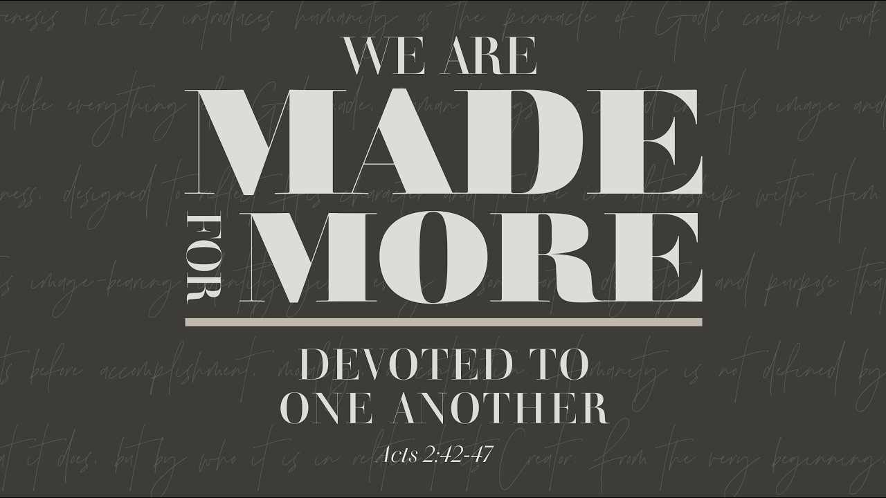 Devoted to one Another