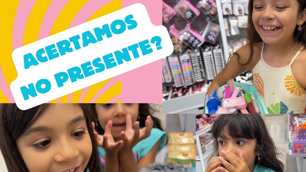 Missão: acertar no presente de 10 anos… será que conseguimos?