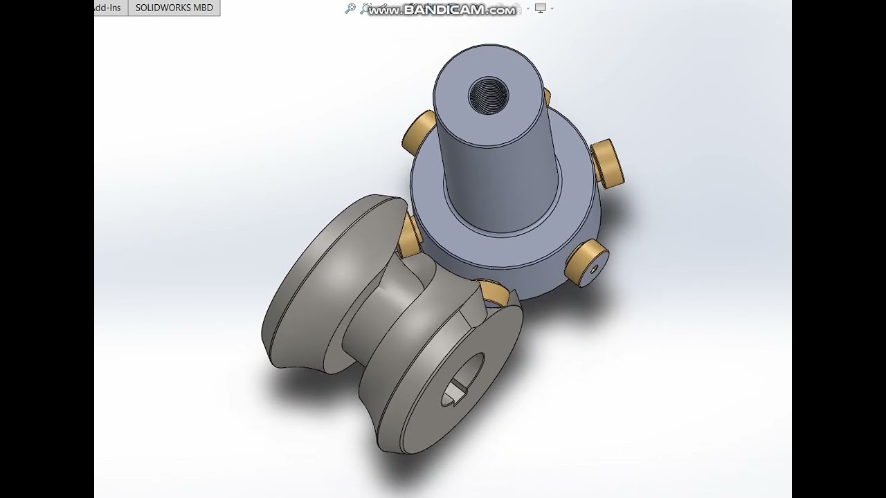 Globoidal Indexer Cam by Solidworks