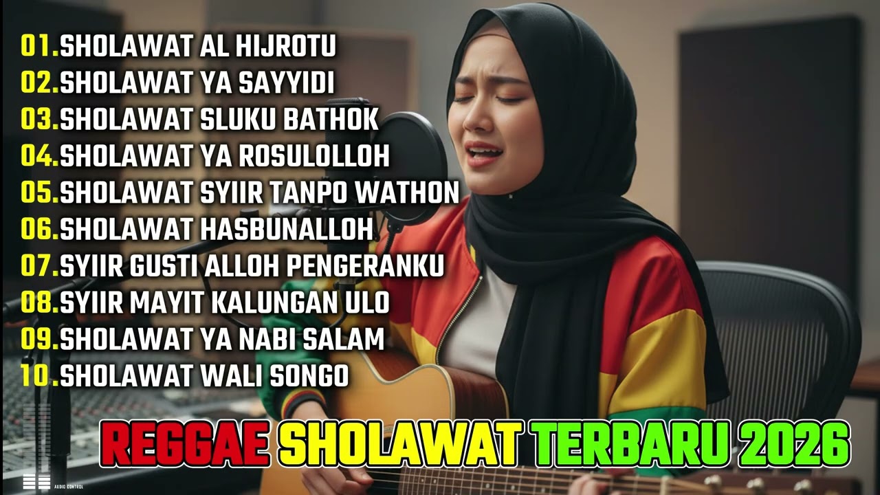 Reggae Sholawat Paling Merdu 🎶❤ Kumpulan Lagu Sholawat Versi Reggae Ska Terbaru 2026