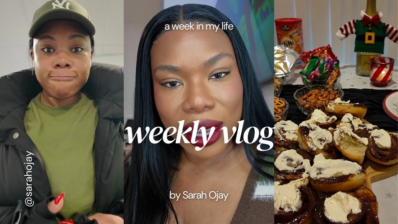 VLOG: The week of Christmas! Festivities, Food, Family + Friends | Sarah Ojay