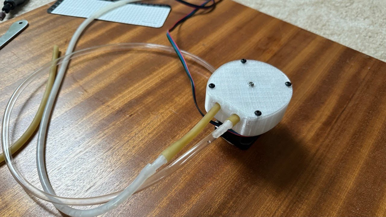 DIY 3D Printed Peristaltic Pump