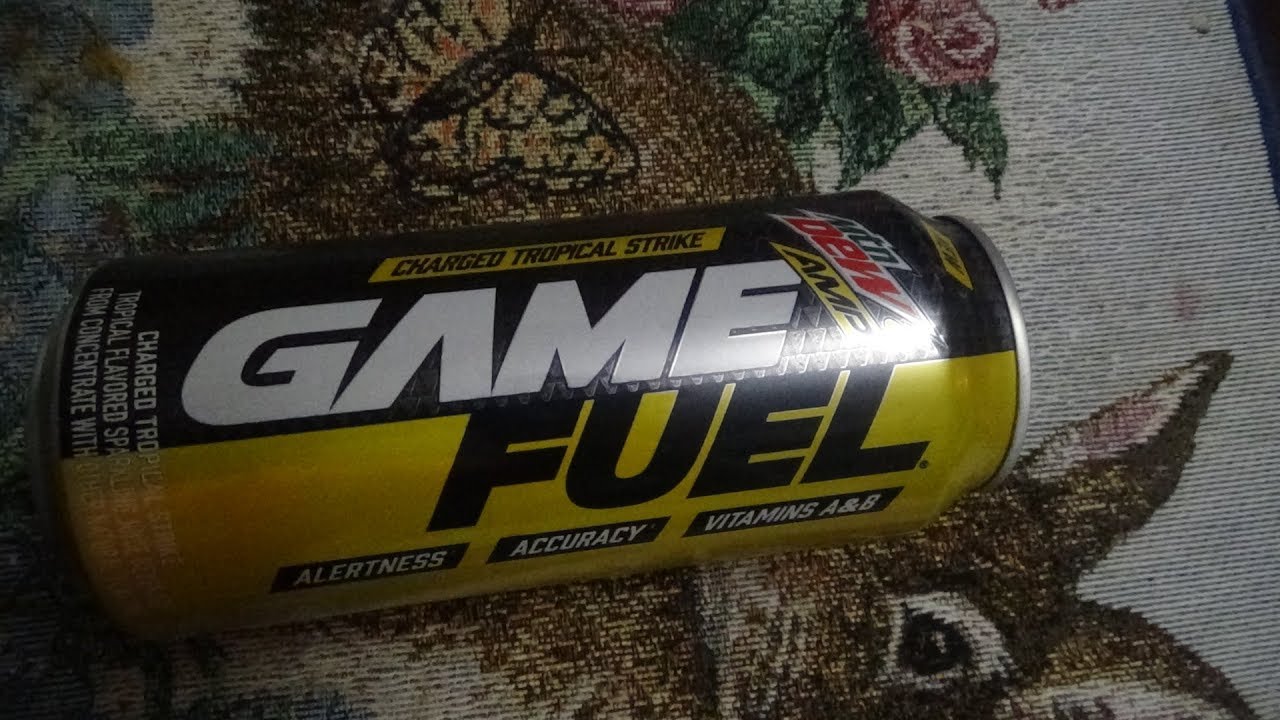 Mountain Dew AMP Game Fuel Tropical Strike Review
