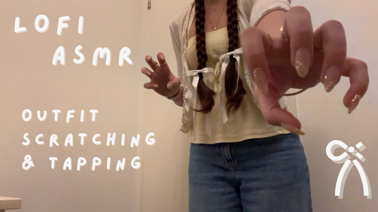 LOFI ASMR | Outfit scratching & tapping (post concert edition) 