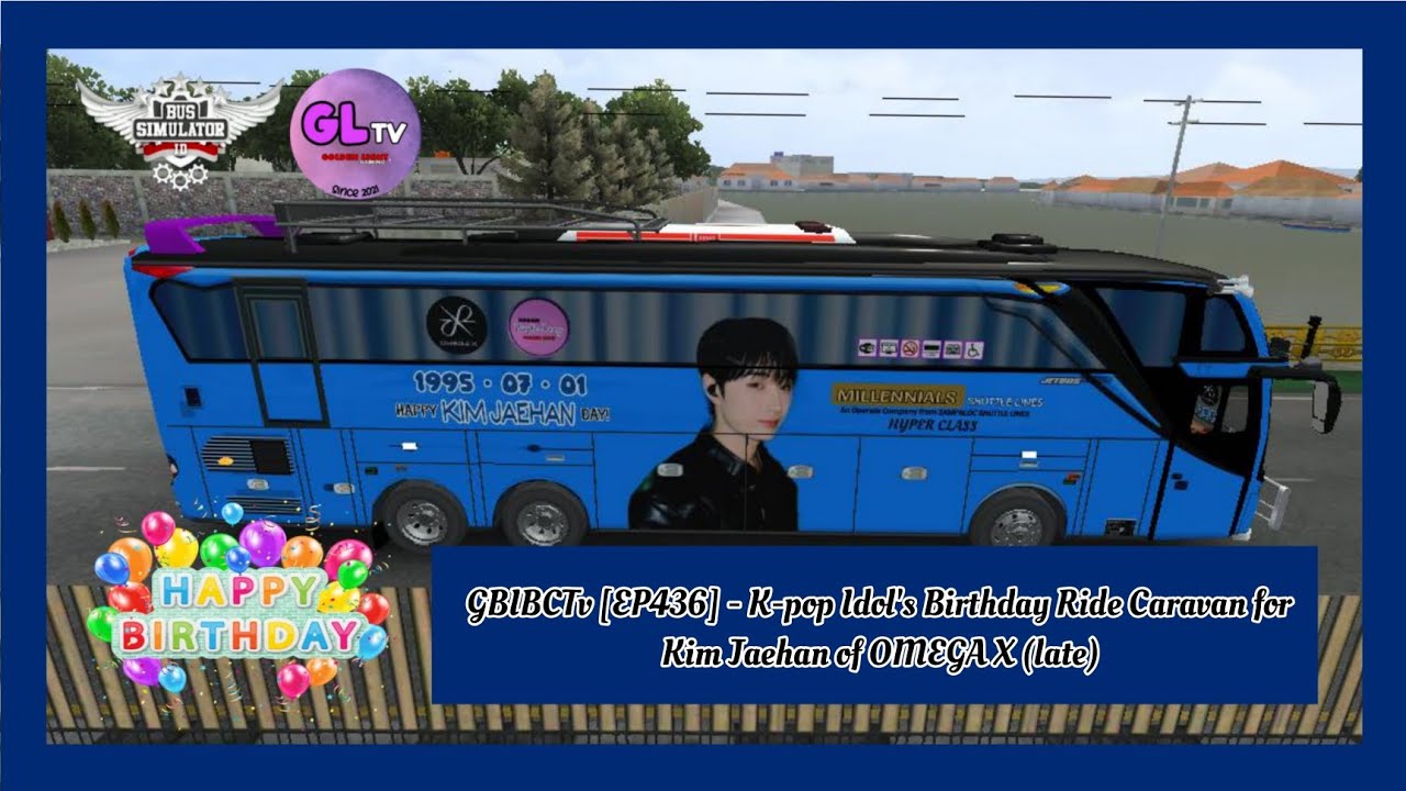 GBIBCTv 2025 [EP436] - K-pop Idol's Birthday Ride Caravan - OMEGA X Jaehan[BUSSID] LATE