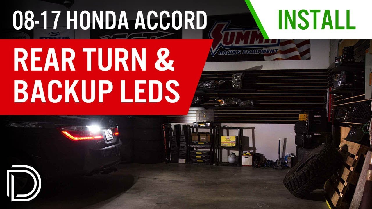 How to Install 2008-2017 Honda Accord Rear Turn & Backup LEDs | Diode Dynamics
