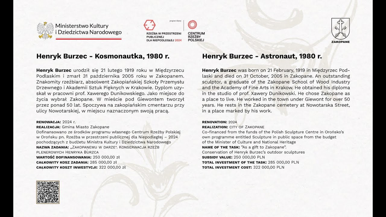 Henryk Burzec - Kosmonautka, 1980 r.