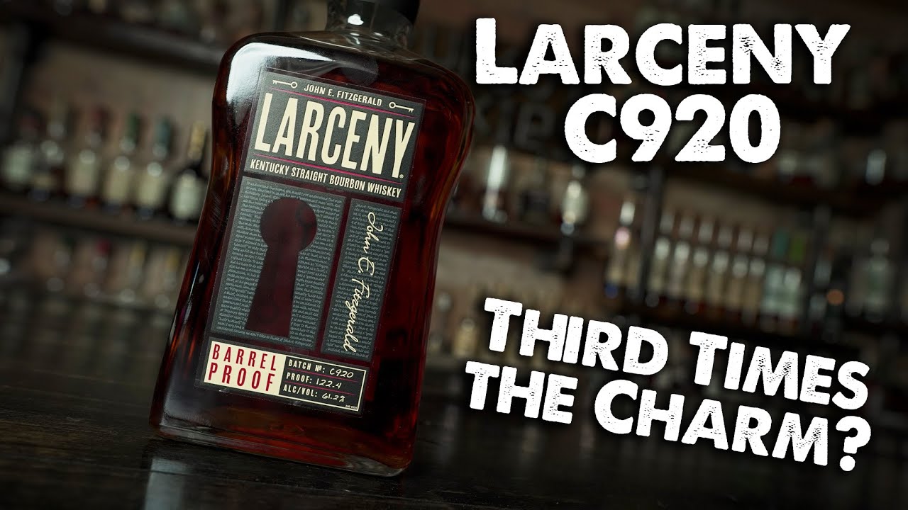 Larceny Barrel Proof C920 Whiskey Review! Breaking the seal Ep #131