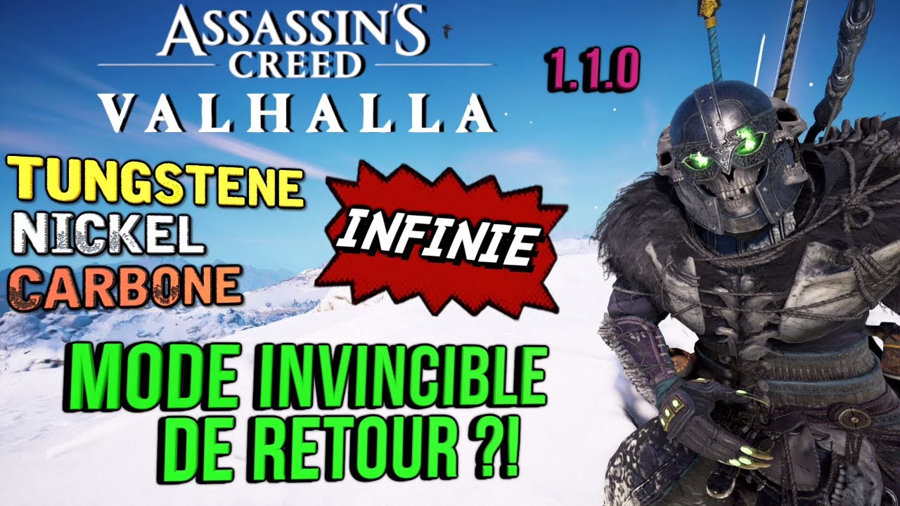 ASTUCES MATÉRIAUX ILLIMITÉS ! + GOD MODE AU FESTIVAL DE YULE ! 1.1.0 ASSASSINS CREED VALHALLA SLAPP