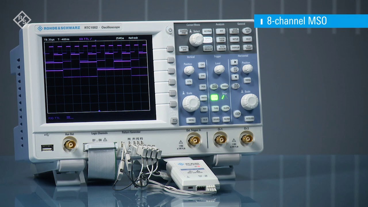 Rohde & Schwarz RTC1000 Oszilloskop Features & Operation