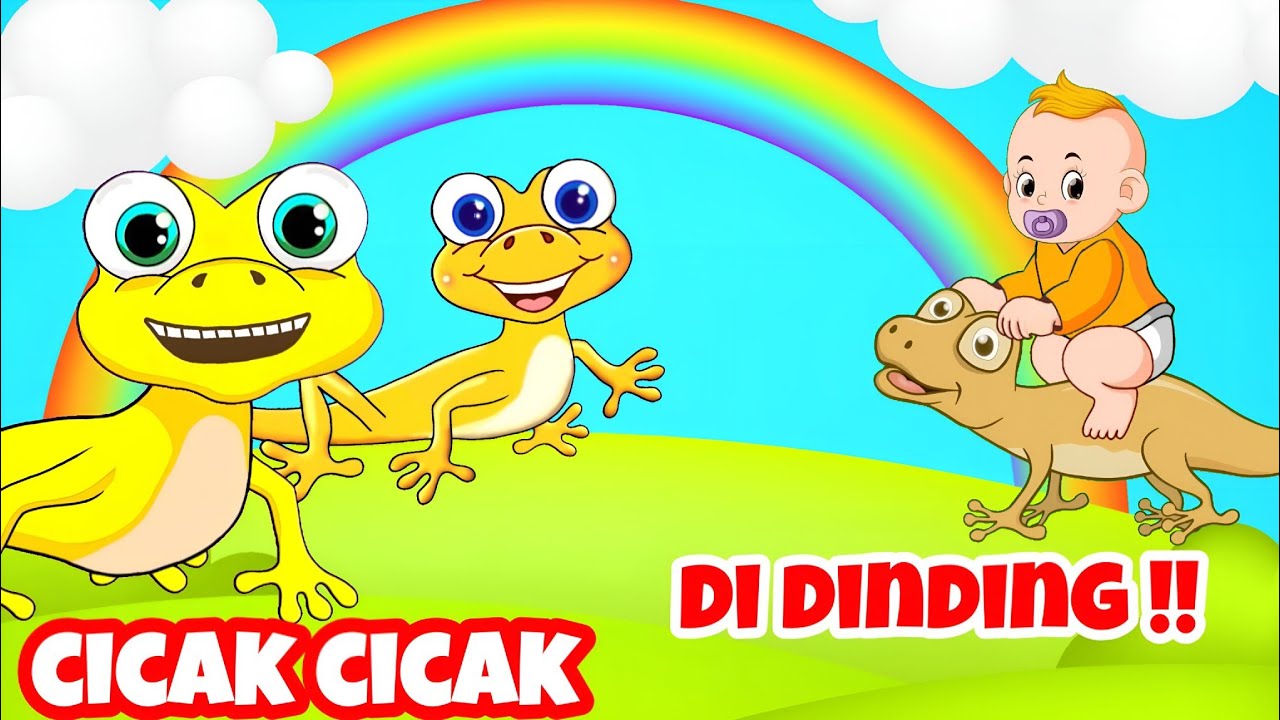 Cicak Cicak Di dinding 🦎Lagu Anak Anak👶 Lagu  Anak Indonesia Populer