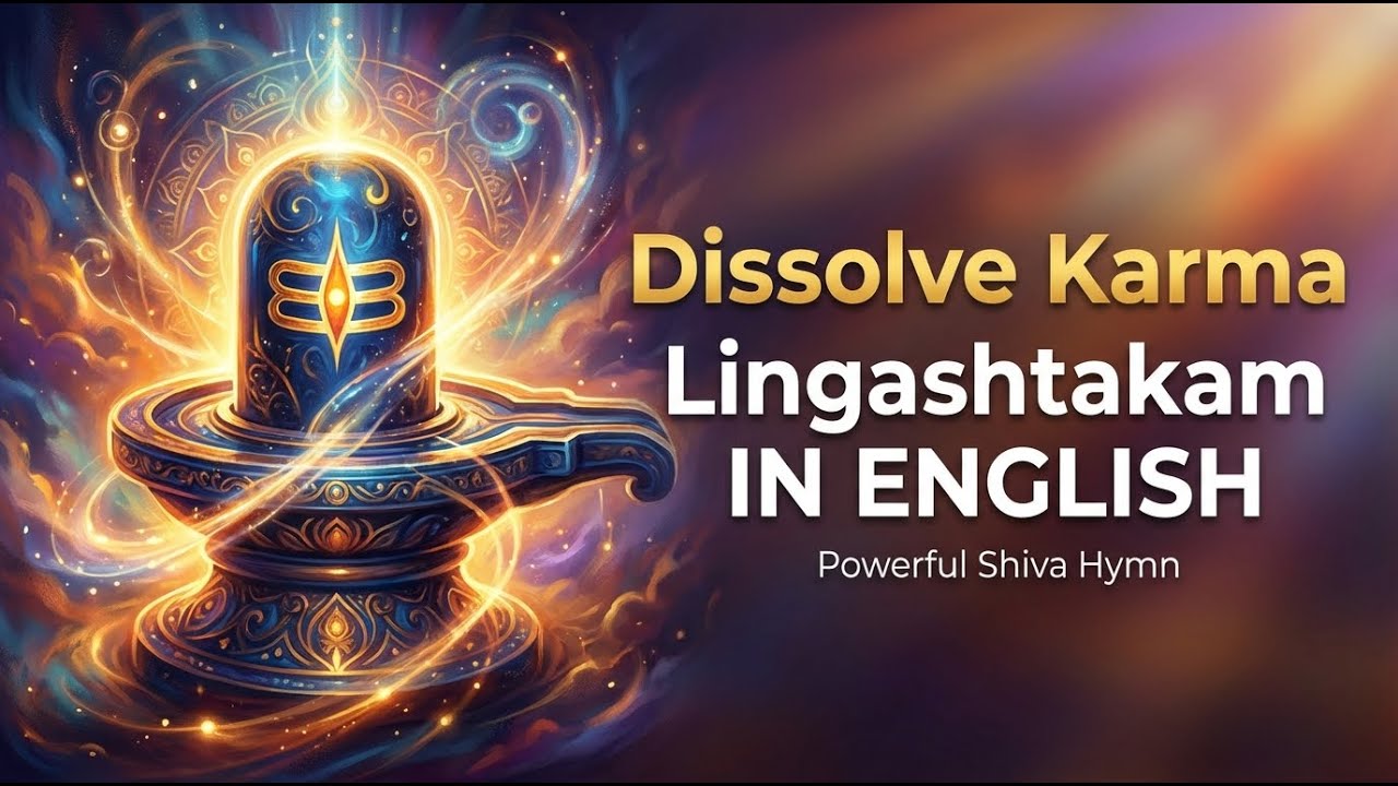Powerful Shiva Mantra | Lingashtakam In English | Dissolve Karma & Fear