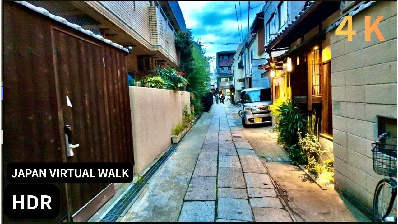 JAPAN Kyoto Walk｜Sunset to Night City Walk / 日本・京都 夕暮れから夜散歩 4K HDR