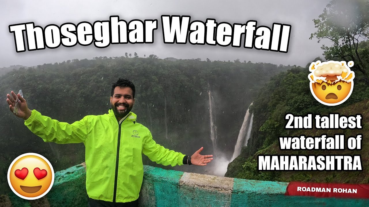THOSEGHAR WATERFALL😍| Best Waterfall in SATARA | Sajjangad in Monsoon⛈️| Roadman Rohan