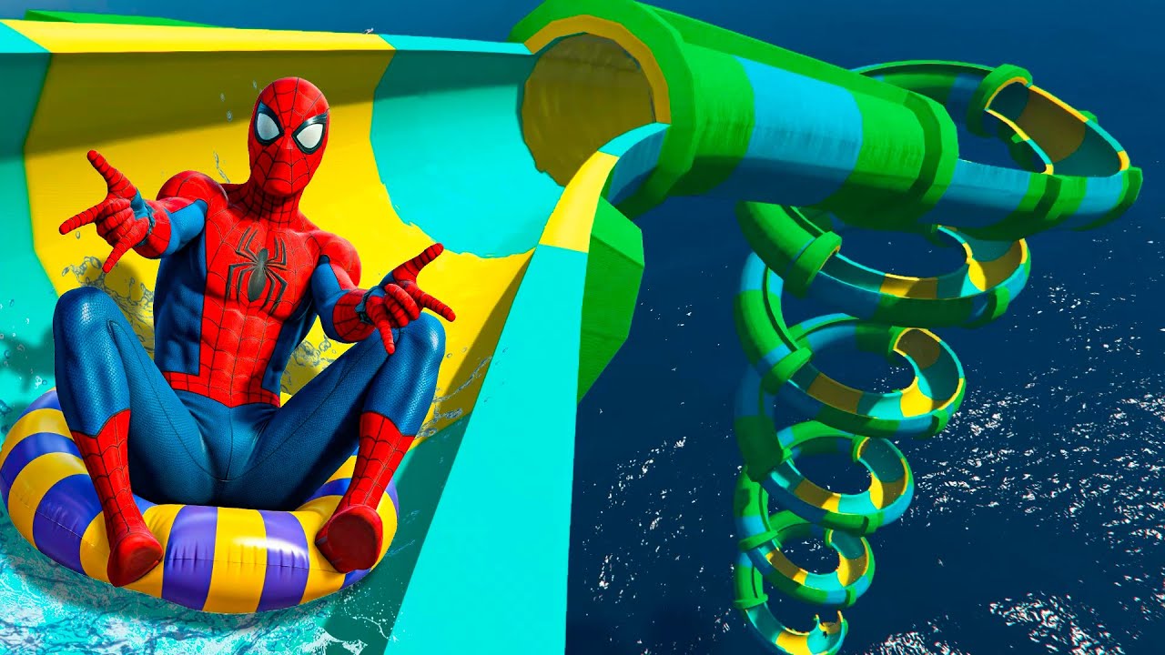 Spider-Man & The Death Slide: Epic Battle Against Monsters!