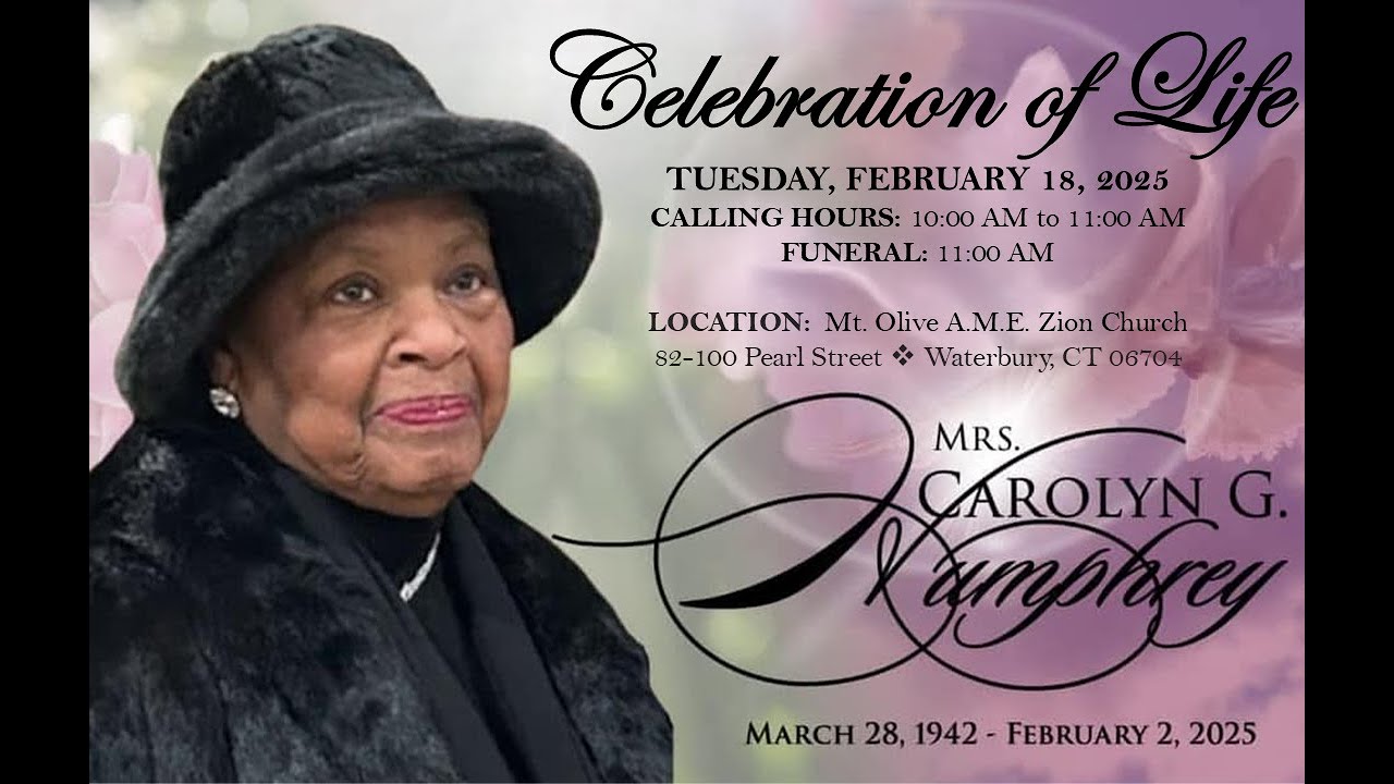 Celebration of Life for Carolyn Virginia Humphrey