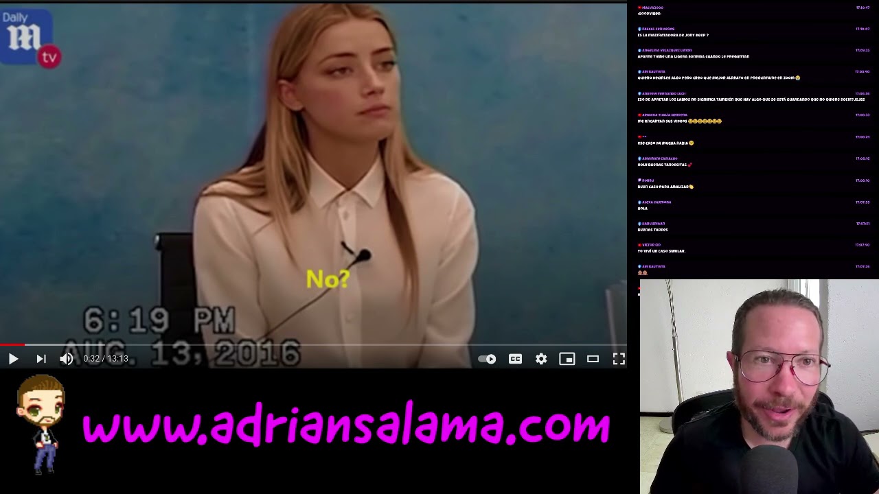 Amber Heard | Análisis no verbal de su entrevista