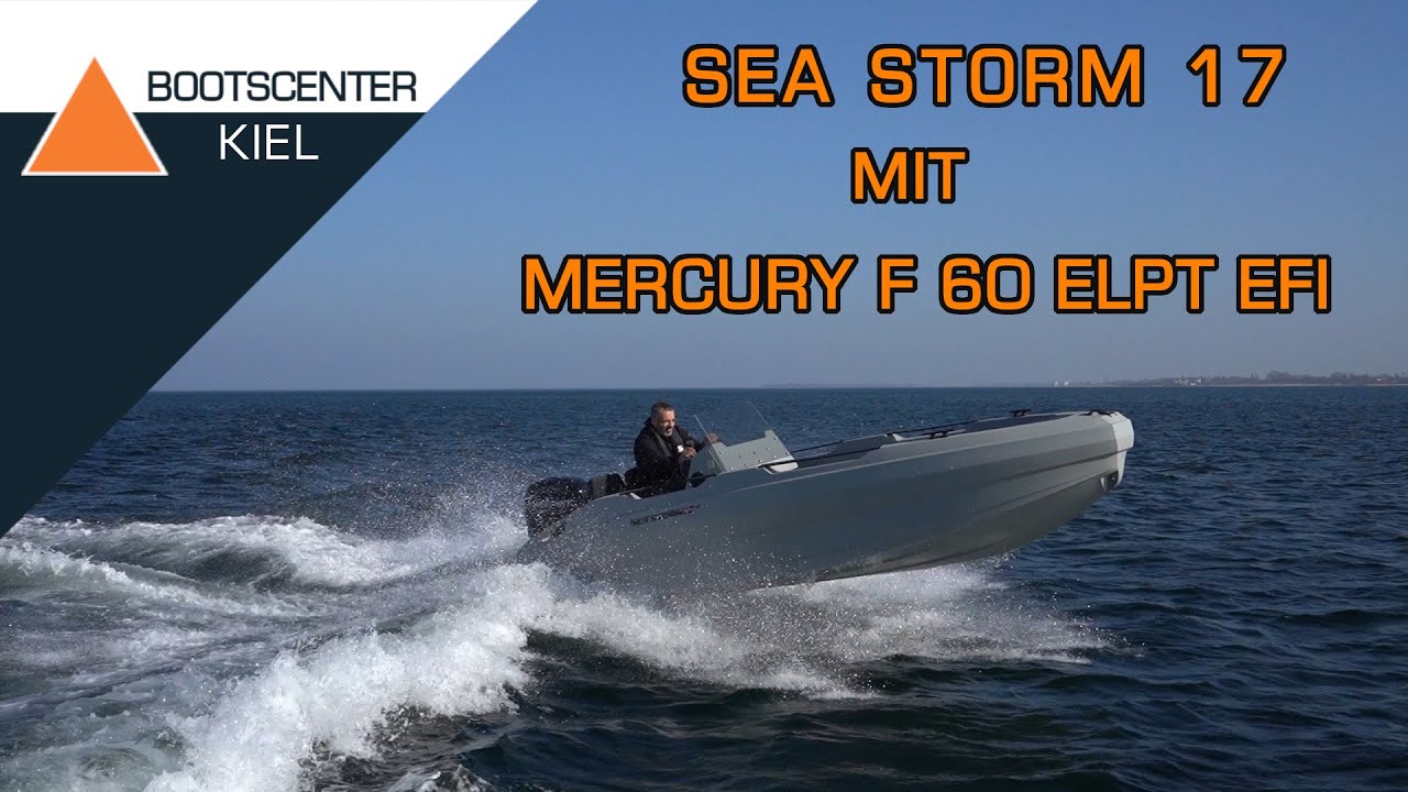 Sea Storm 17 Advantage, SeaStorm mit Mercury F 60 ELPT EFI - Bootscenter Kiel #seastorm #mercury