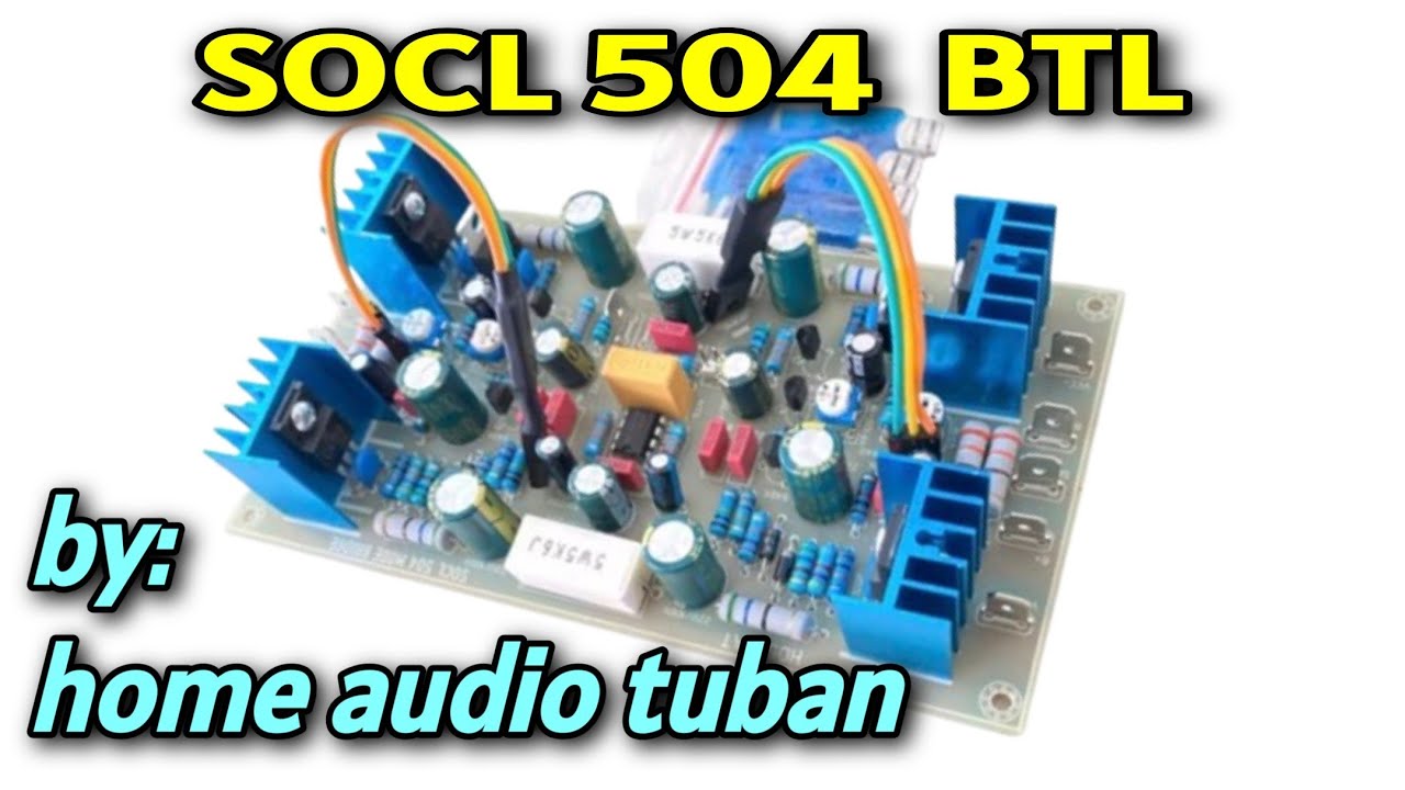 SOCL 504 BTL driver amplifier