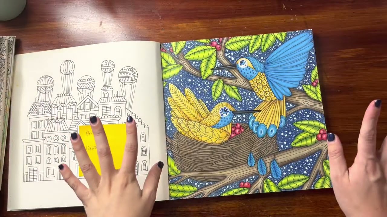 Coloring book collection and completed pages - Update as of 2022, Part 2