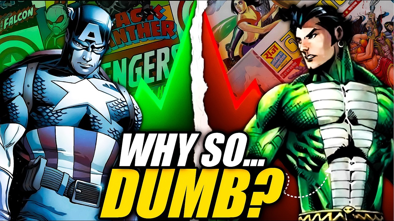 Why Indian Comics Failed to Compete with Marvel & DC 🙁