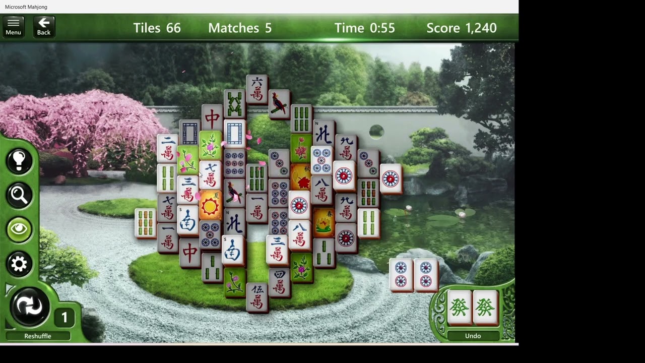 Microsoft Mahjong  (PC Game - WIndows 10 Version) - Painful Puzzle Longplay - Mode: Expert