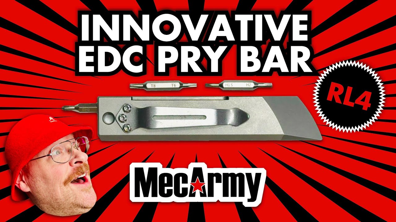 RL4 Innovative EDC Pry Bar from MecArmy!