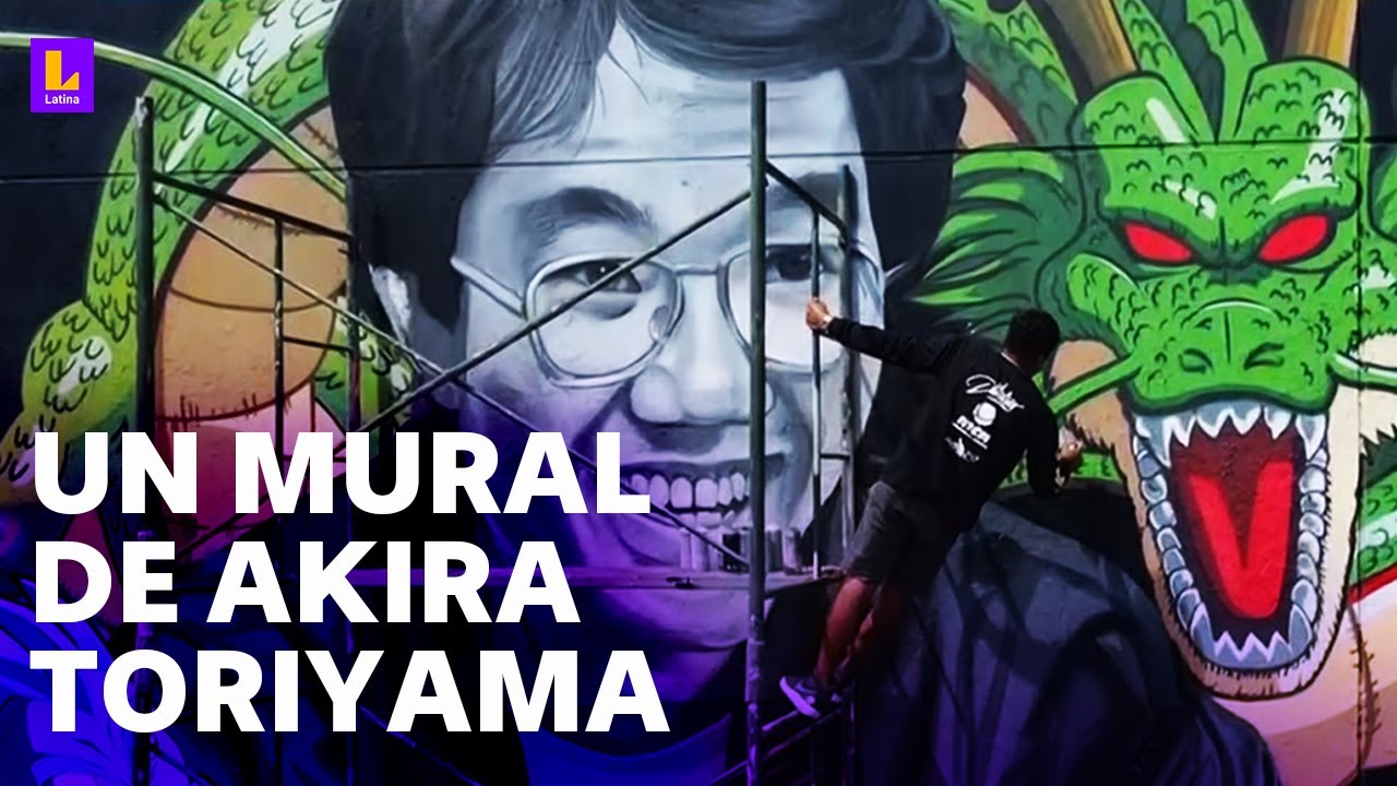 ¡El increíble mural inspirado en Akira Toriyama y Dragon Ball!