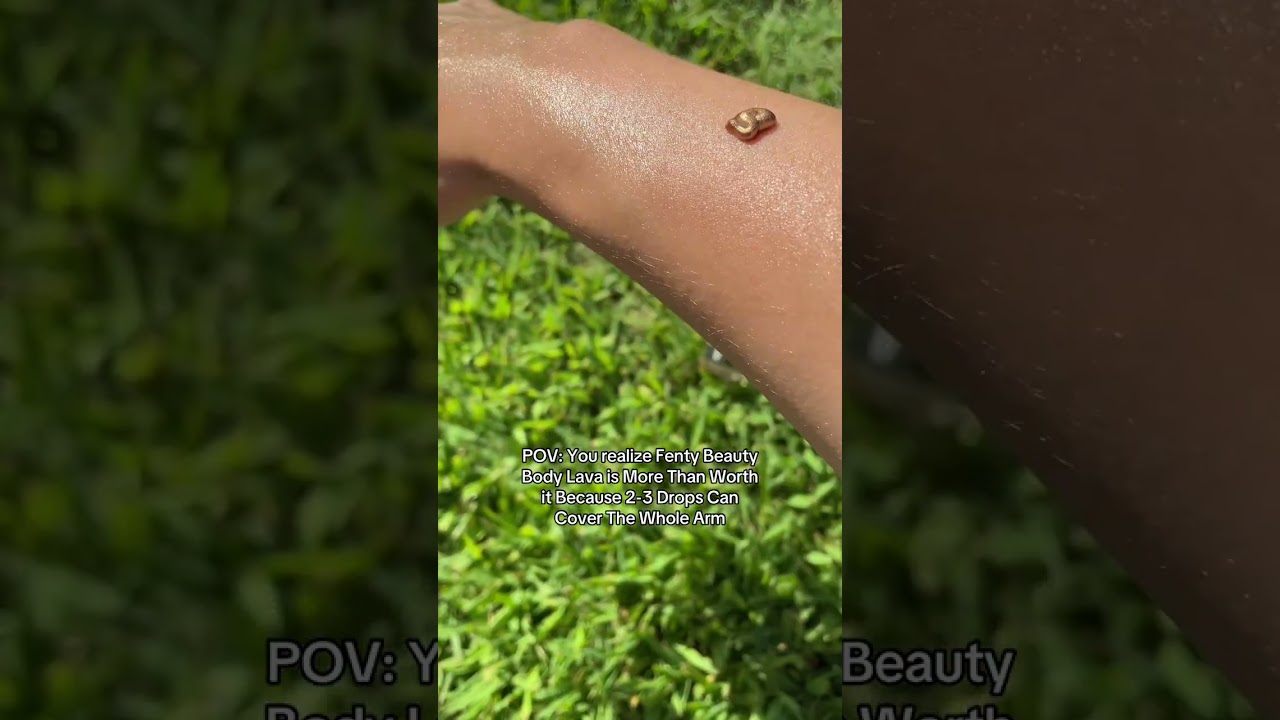 Fenty Beauty Body Glow Body Lava Shimmer Oil Beauty #fentybeauty #fentybodylava #shimmeroil