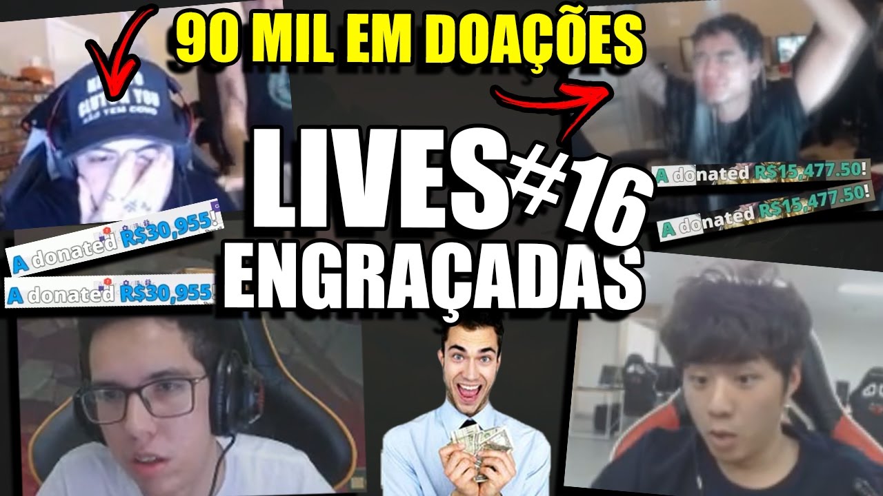 90MIL EM DOAÇÕES, BANG DE SCRIPT E YETZ TROLLADO | LIVES ENGRAÇADAS #16