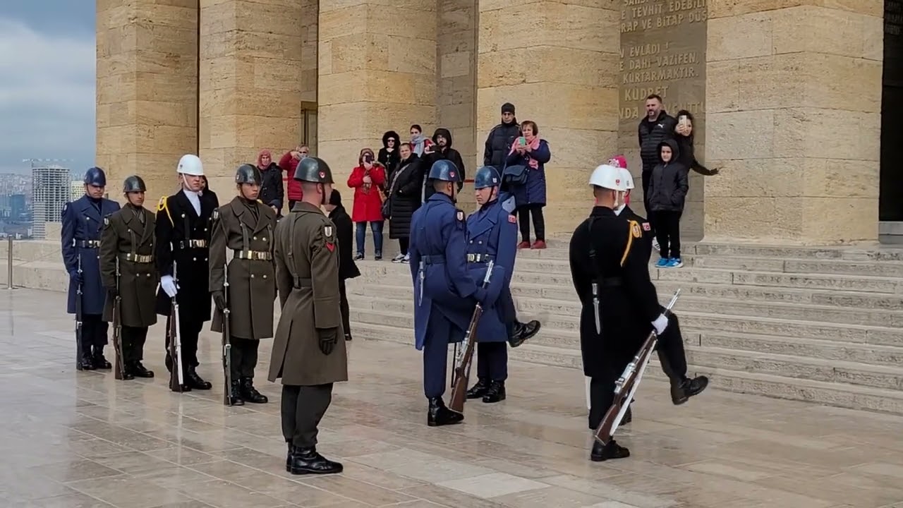 Anıtkabir czyli Mauzoleum Ataturka w Ankarze