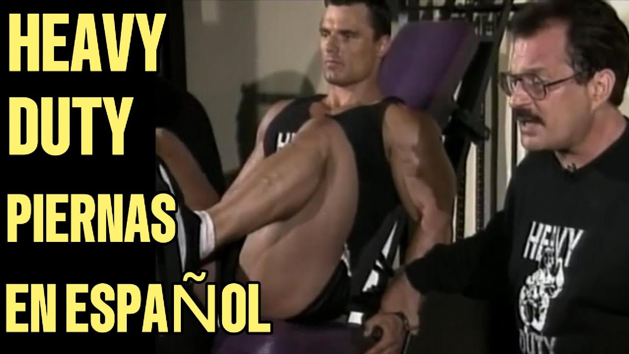 Mike Mentzer: HEAVY DUTY para PIERNAS en español. #mikementzer