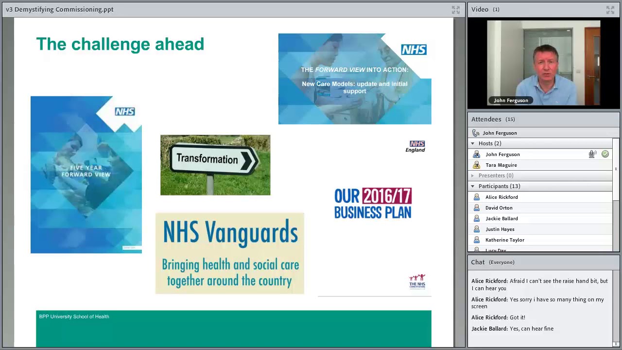 Demystifying Commissioning Webinar